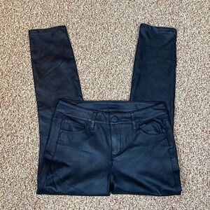 Design Lab Black Faux Leather Pants 27